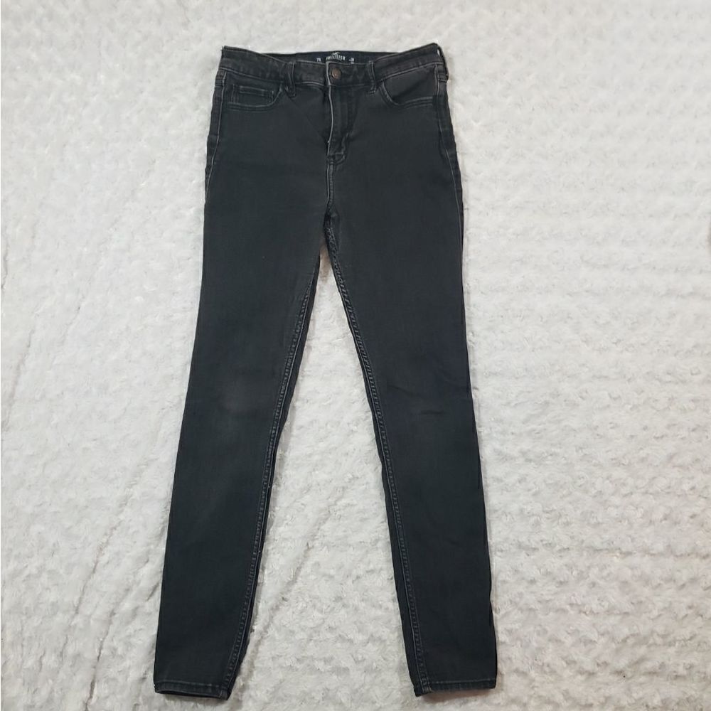 Hollister black skinny jeans 7R 28 x 30